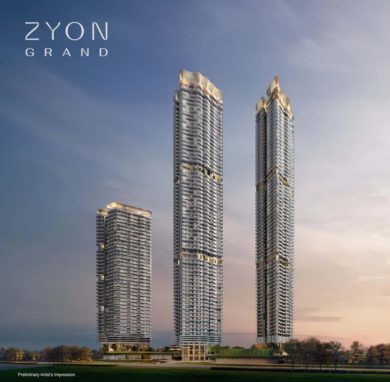 Zyon Grand - artist's impression of the towers