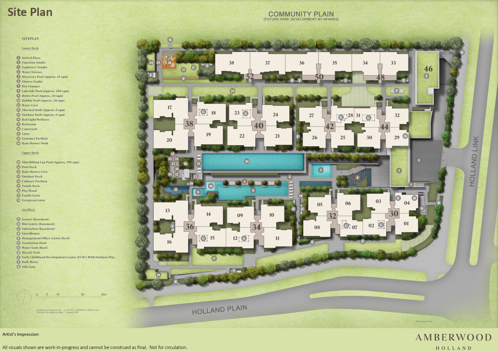 Amberwood site plan