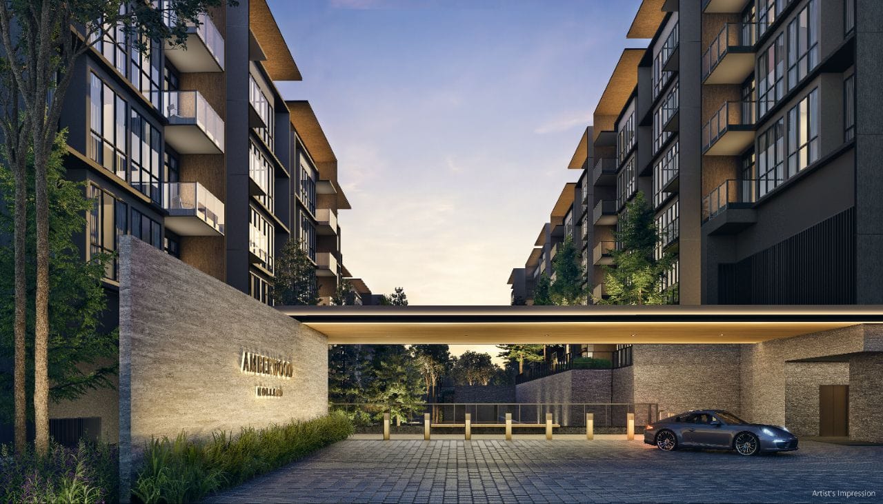 Amberwood - arrival plaza artist's impression