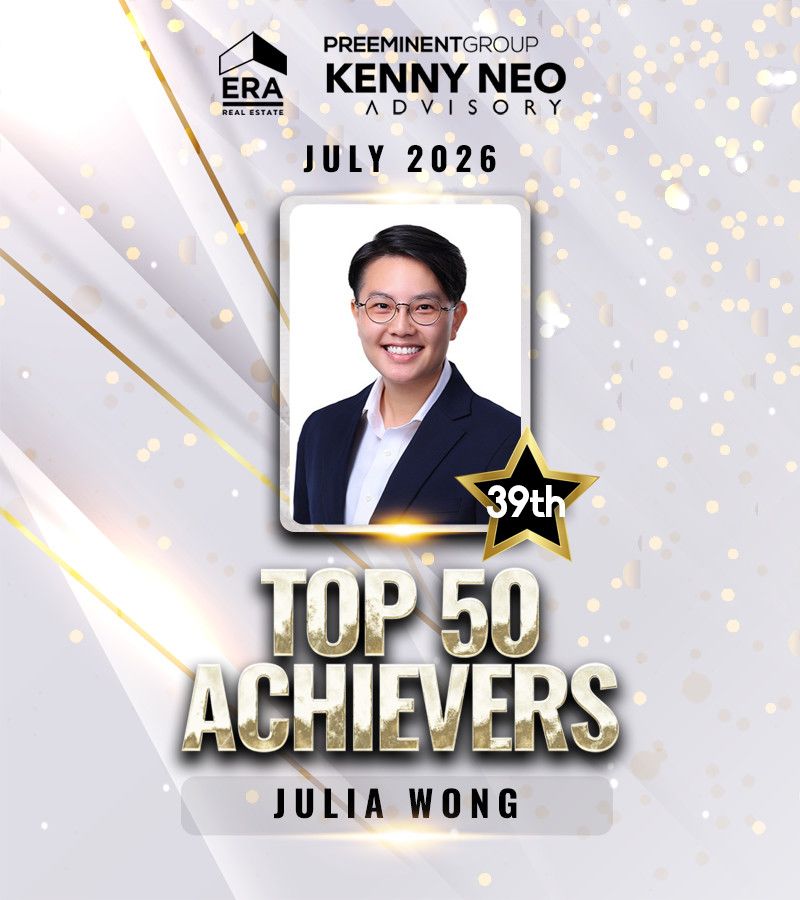 Top 50 Achievers award - Julia Wong